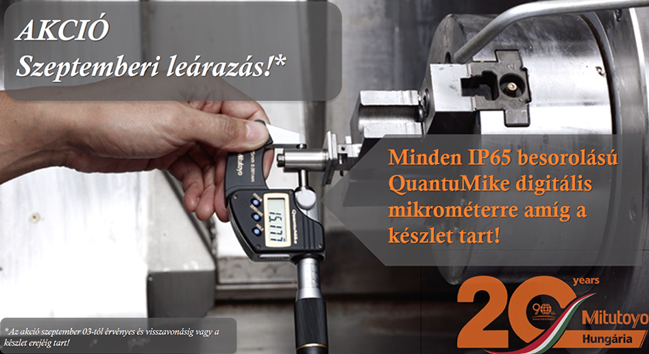 Mitutoyo QuantuMike mikrométer akció